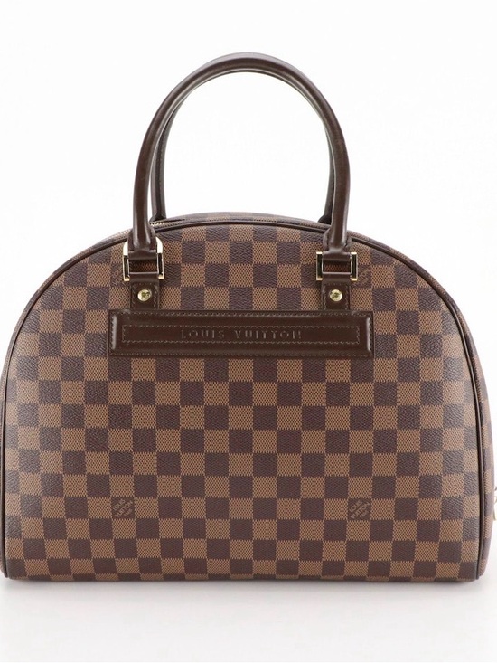 Louis Vuitton Handbags - Louis Vuitton Nolita 35 Handbag in Damier Ebene Canvas and Leather